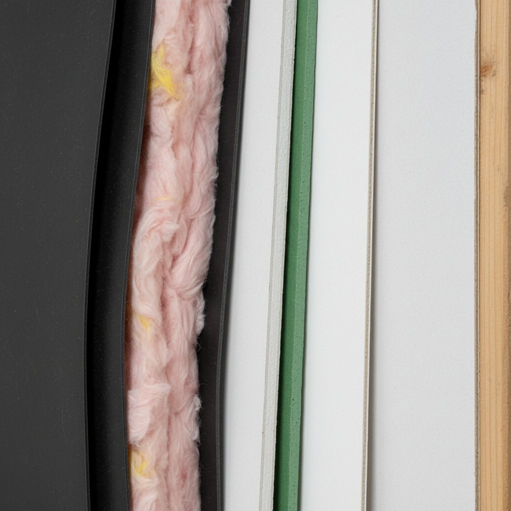 Soundproofing materials comparison